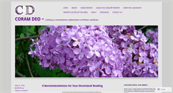 Desktop Screenshot of coramdeotheblog.com
